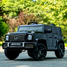 Детский электромобиль M 6343EBLR-2 Mercedes черный с четырьмя моторами