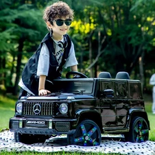 Детский электромобиль M 6343EBLR-2 Mercedes черный с четырьмя моторами фото 44