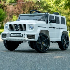 Детский электромобиль M 6343EBLR-1 Mercedes белый с четырьмя моторами фото 11