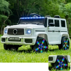 Детский электромобиль M 6343EBLR-1 Mercedes белый с четырьмя моторами купить