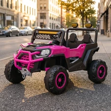 Детский электромобиль M 6324EBLR-8 розовый багги с пультом управления