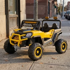 Детский электромобиль M 6324EBLR-6 желтый багги с пультом управления