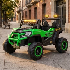 Детский электромобиль M 6324EBLR-5 зеленый багги с пультом управления