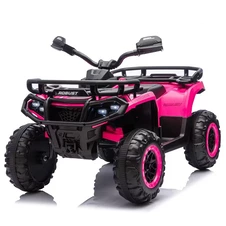 Детский квадроцикл на аккумуляторе M 6351EBLR-8 розовый с пультом управления фото 44