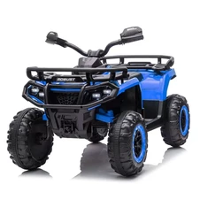 Детский квадроцикл на аккумуляторе M 6351EBLR-4 синий с пультом управления