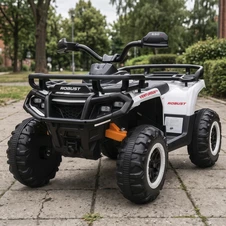 Детский квадроцикл на аккумуляторе M 6351EBLR-1 белый с пультом управления
