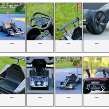 Детский электрокарт M 6311EBLR-11(24V) серый с пультом фото 33