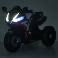 Детский мотоцикл M 6267EL-11 серый на аккумуляторе с кожаным сиденьем фото 55