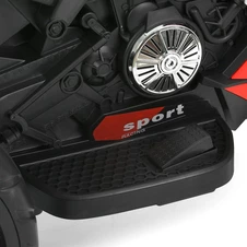 Детский мотоцикл M 6267EL-11 серый на аккумуляторе с кожаным сиденьем фото 77