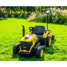 Детский электромобиль трактор M 6269EBLR-6 желтый каталка - толокар фото 44