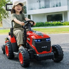 Детский электромобиль трактор M 6269EBLR-4 синий каталка - толокар фото 11