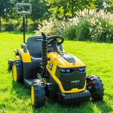 Детский электромобиль трактор M 6269EBLR-6 желтый каталка - толокар купить