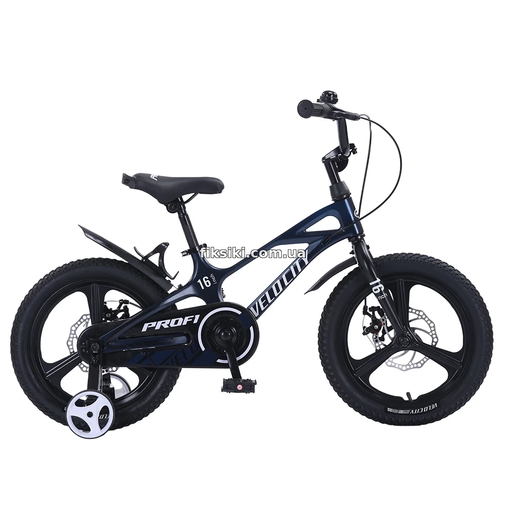 Детский велосипед Prof1 Velocity 16д. MB16VCB blue синий дисковые