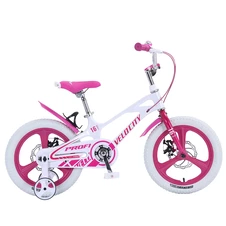 Детский велосипед Prof1 Velocity 16д. MB16VCG white белый дисковые тормоза