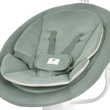 Убаюкивающий центр - шезлонг 9313 серый имеет 3 положения спинки купить