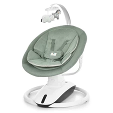 Убаюкивающий центр - шезлонг 9312 зеленый имеет 3 положения спинки