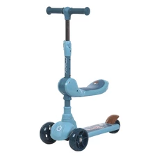 Детский самокат JR3-174-B черный беговел с сиденьем