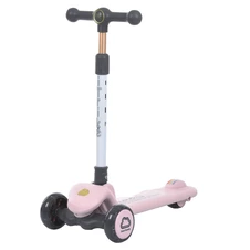 Детский самокат JR3-172-P розовый Maxi-big с подсветкой