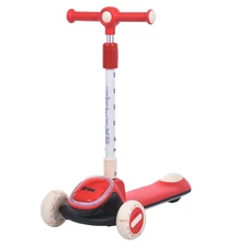 Детский самокат JR3-164-W белый Maxi-big с подсветкой