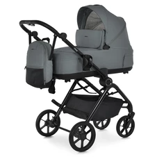 Универсальная коляска El Camino Chloe ME 1191-1 Magnet Gray серая с сумочкой