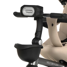 Трехколесный велосипед с ручкой El Camino Vector Flex ME 1231 Hot Chocolate шоколадный фото 11