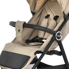 Детская прогулочная коляска Bambi Lite M 6317 Beige бежевая фото 11