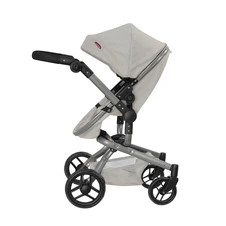 Коляска для куклы Carrello Fortuna 9695 Light Grey светло-серая с сумочкой купить