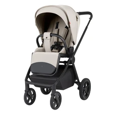 Универсальная коляска 2 в 1 Carrello Ultra CRL-6556 Milk Grey светло-серая с люлькой и блоком фото 11