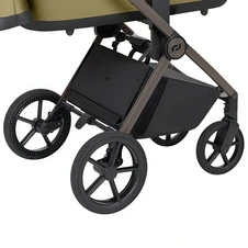 Универсальная коляска 2 в 1 Carrello Ultra CRL-6556 Milk Grey светло-серая с люлькой и блоком фото 55
