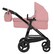 Коляска для куклы 2 в 1 Carrello Ultra 9696 Powder pink нежно-розовая