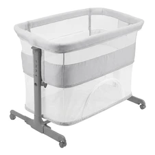 Детская кроватка Carrello Picto CRL-16506 Tao Grey серая высота регулируется