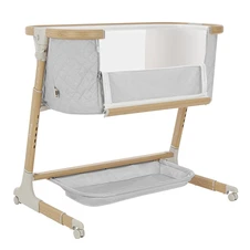 Детская кроватка Carrello Prima CRL-16504 Cloud Grey серая высота регулируется фото 11