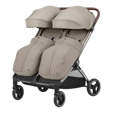 Двухместная коляска Carrello Link CRL-6533 Island Beige бежевая прогулочная фото 11