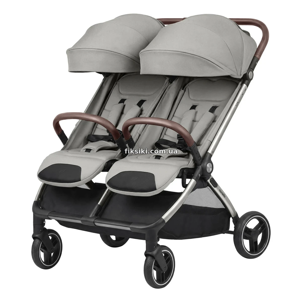 Двомісна коляска Carrello Link CRL-6533 Cliff Grey сіра