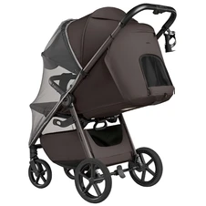 Прогулочная коляска Carrello Bravo Lite CRL-5529 Supreme Brown темно-коричневая с подстаканником купить
