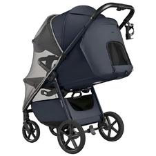 Прогулочная коляска Carrello Bravo Lite CRL-5529 Midnight Blue темно-синяя с подстаканником купить