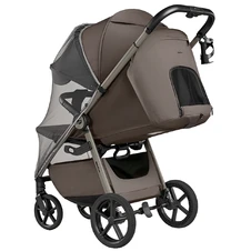 Прогулочная коляска Carrello Bravo Lite CRL-5529 Derby Brown коричневая с подстаканником купить