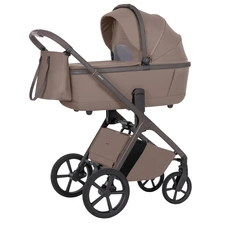 Универсальная коляска Carrello Vector CRL-6552 Cashmere Beige коричневая 2 в 1 люлька и блок
