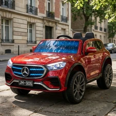 Детский электромобиль M 6355EBLRS-3 красный Mercedes с мягким сиденьем