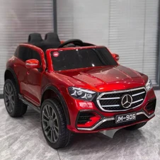 Детский электромобиль M 6355EBLRS-3 красный Mercedes с мягким сиденьем купить