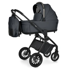 Универсальная коляска El Camino Era ME 1100-2 Charcoal Gray темно-серая с люлькой и блоком