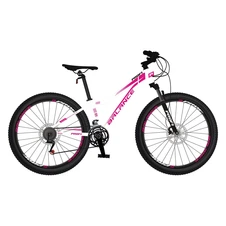 Подростковый велосипед Prof1 Balance 26 д. BL-2604 бело-розовый