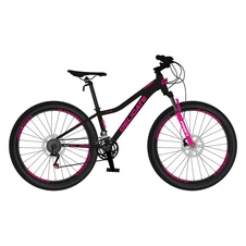 Подростковый велосипед Prof1 Delicate 26 д. DL-2603 черно-розовый