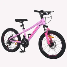 Велосипед Prof1 Delicate 20 д. DL-2001 розовый стальная рама