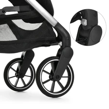 Детская прогулочная коляска El Camino Roove ME 1230 Black черная фото 55
