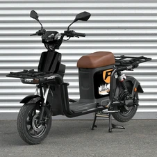 Электроскутер Prof1 Urban/Bat 16д. UB-1601 черный стальная рама