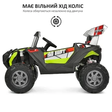 Детский электромобиль M 6347EBLRS-5 зеленый с EVA колесами фото 55