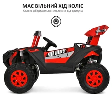 Детский электромобиль M 6347EBLR-3 красный с EVA колесами фото 44