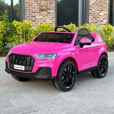 Детский электромобиль M 5796EBLR-8 Audi розовый с мягким сиденьем