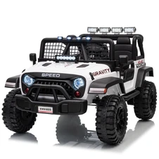 Двухместный детский электромобиль M 6376EBLR-1 белый Jeep купить